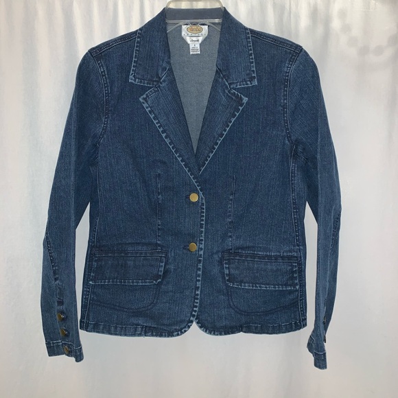 Talbots Jackets & Blazers - Talbots‎ Women’s Petites Denim Jacket Size 4